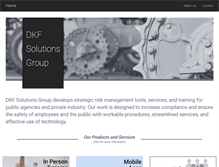 Tablet Screenshot of dkfsolutions.com